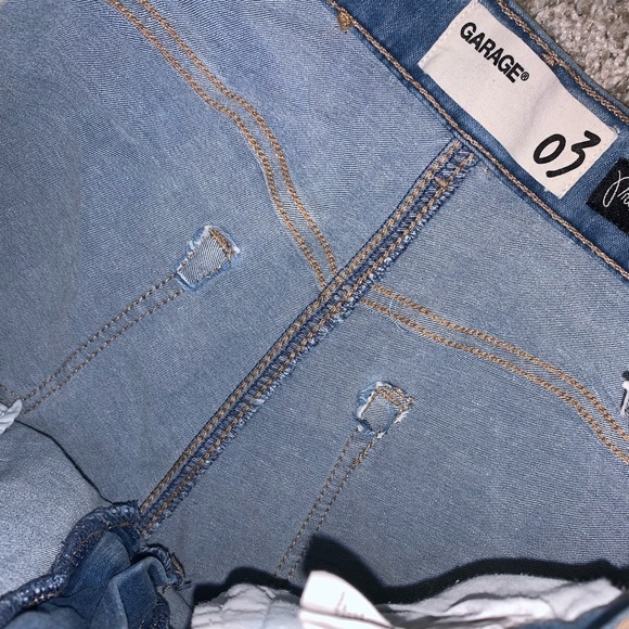 Garage Juniors Premium Blue Jean shorts size 3 - Picture 8 of 11